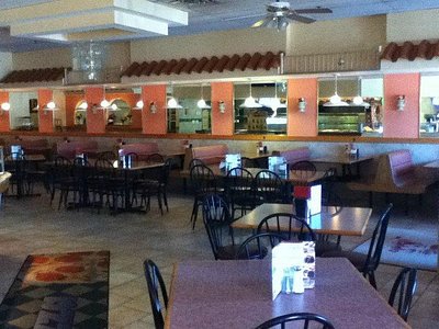 Dining room at El Rinconcito Latino, Bound Brook New Jersey